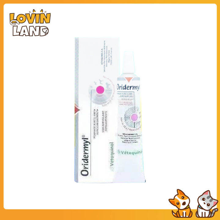 Oridermyl Ear Ointment 10g Cat Ear Drop for Ear Infection Mites Dog Ear