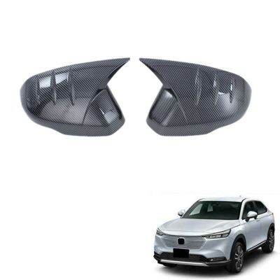 M Style Car Carbon Fiber Rearview Mirror Cover Trim Frame Side Mirror Caps for Honda HRV HR-V XRV XR-V 2022 2023