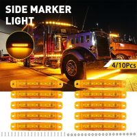 2PCS Super Bright 12V/24V 9 LED Side Marker Light Lamp Indicator