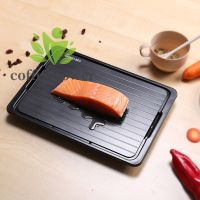 YR Fast Defrosting Tray with Cleaner Frozen Meat Defrost Food Thawing Plate Board Kitchen Tool