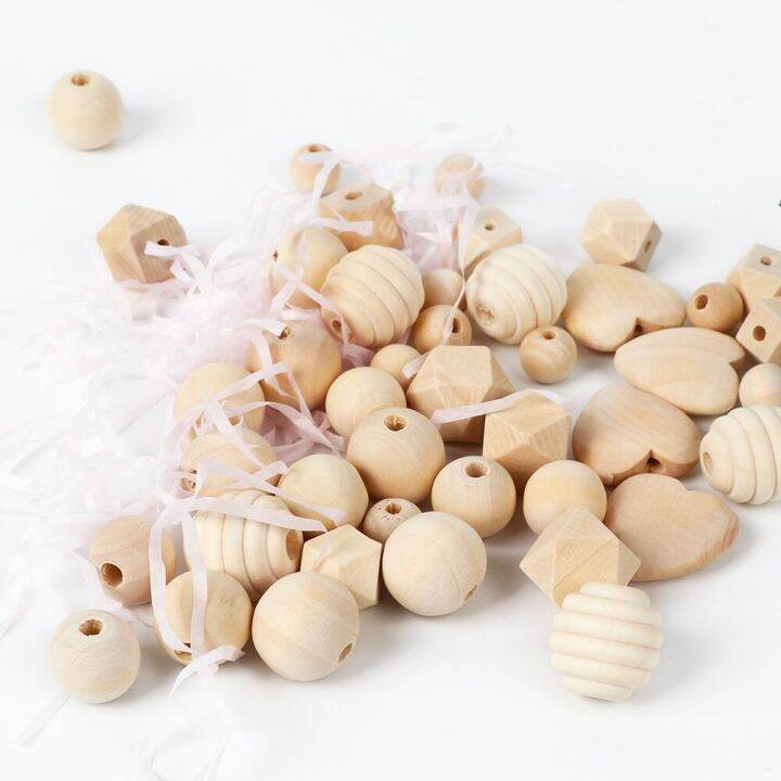 tyry-hu-45pc-wooden-natural-beads-sets-spiral-baby-teething-toys-handmade-making-necklace-bracelet-diy-crafts-baby-teethers