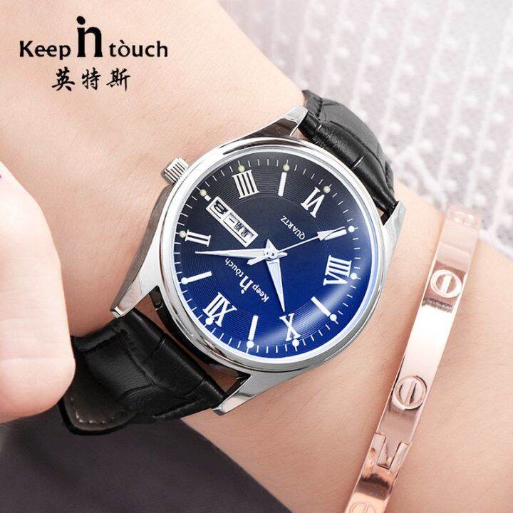 leather-strap-watch-mens-korean-version-simple-waterproof-student-quartz-fashion-sports-retro