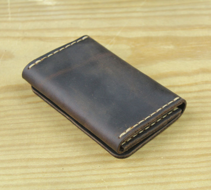 munuki-กระเป๋าใส่บัตรหนังแท้ทำมือ-ที่ใส่บัตรหนังวินเทจกระเป๋าใส่บัตรเครดิตบัตรประชาชนกระเป๋าใส่นามบัตรผู้หญิง-mc412