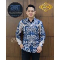 KEMEJA PRIA Batik SENOPATI BATIK Shirt Men Long Sleeve Layer FURING FULL Body BATIK Cool