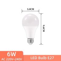 หลอดไฟ LED E27ฟุตบอลยูเอฟโอโคมไฟพับ360องศา40W 28W AC 85-265V 6W 12W 20W 220V 240V สปอตไลท์ไฟ Led สีขาวเย็น/อบอุ่น