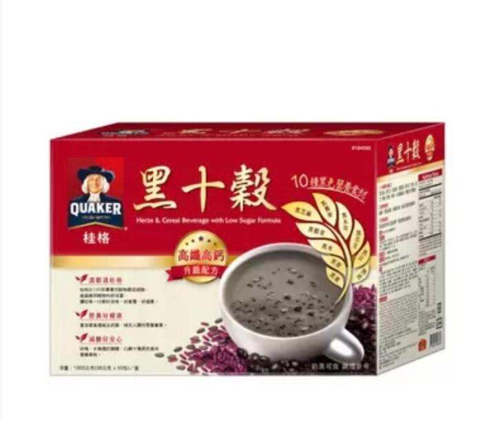 quaker-herbs-amp-cereal-beverage-black-sesame-with-low-sugar-formula-38-g-x-50-pack-เควกเกอร์-เครื่องดื่มสมุนไพรและซีเรียลผสมงาดำสูตรน้ําตาลต่ํา-38-กรัม-x-50-แพ็ค