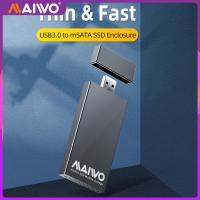 MAIWO K1642S USB 3.0ถึง MSATA SSD กล่องภายนอกกรณีอลูมิเนียม5Gbps แบบพกพา Solid-State Drive Mobile Enclosure