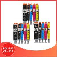 Pz27 15ชิ้น CLI151 PGI150ที่รองรับตลับหมึก PGI 150 CLI 151สำหรับ Canon PIXMA MG7510 IP7210 IP8710 MX721หมึกเครื่องพิมพ์ Ix6810