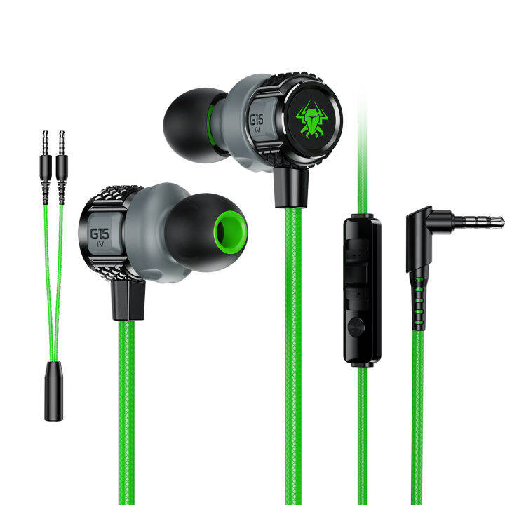 หูฟังเกมมิ่ง-plextone-g15-in-ear-3-5mm-เสียงชัด-เสียงhifi-แยกเสียงพร้อมไมค์ดูหนังก็ดีเล่นเกมก็มันส์ของแท้-pubs