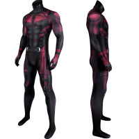 Halloween Carnival superhero คอสเพลย์ daredevil เครื่องแต่งกาย3D การพิมพ์ zentai HERO jumpsuit ชุดบอดี้สูทแฟนซี