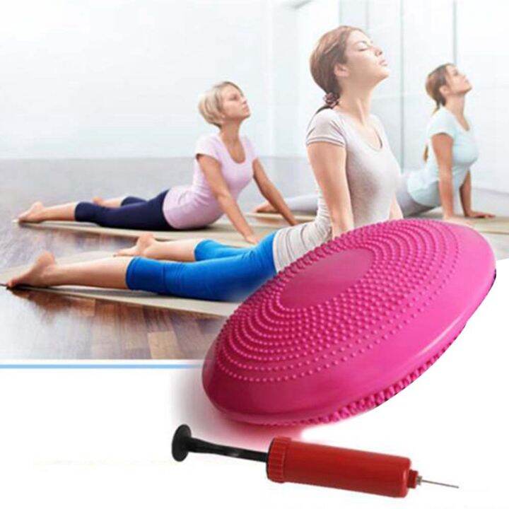 yoga-balls-massage-pad-inflatable-balance-cushion-disc-mat-fitness-exercise-training-ball-rehabilitation-pad