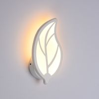 Butterfly Leaf Wall Light LED Aluminium wall light rail project Square LED wall lamp bedside room bedroom wall lamps arts 220v