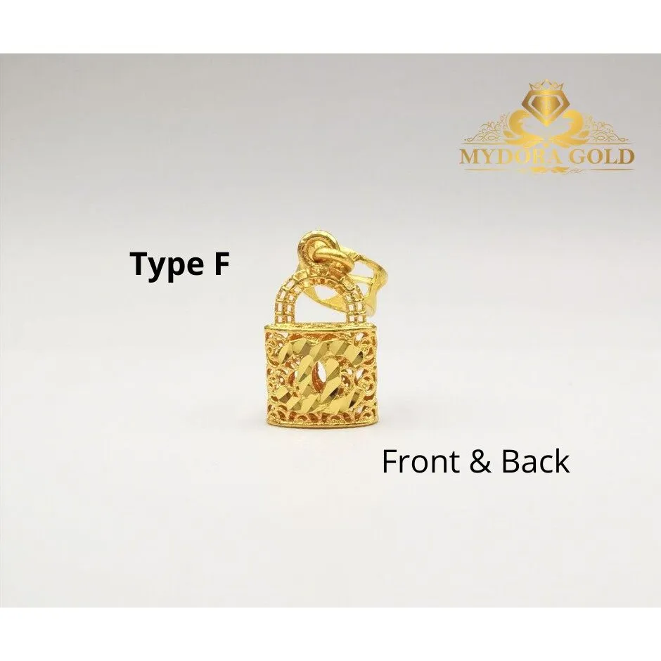 MydoraGold Fashion Series, Charm & Bead Branded Bag Emas 916, 916 名牌小金包吊坠  [916 Gold] Gold Charm 916 Gold Pendant 916 Jewellery Charm Emas Bracelet  Charm Loket Emas