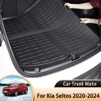 EVA รถ Trunk Mat Boot Cargo Liner ถาดด้านหลังกระเป๋าเดินทางพรมอุปกรณ์เสริมสำหรับ Kia Seltos KX3 2020 2021 2022 2023 2024