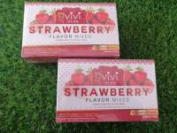 (2กล่อง)//20ซอง//Vivi Plus(กล่องสีแดง) Strawberry Flavor Mixed Collagen Powder สตรอเบอร์รี่ มิกซ์ คอลลาเจน เครื่องดื่มสตรอเบอร์รี่ผสมคอลลาเจน