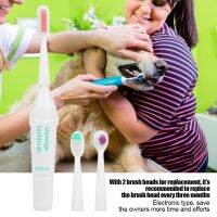 Pet Dog Electric Toothbrush Multi-Angle Toothbrush Cleaning Dog Cat Brush Bad Breath Teeth Care Tool With 2 Brush Heads