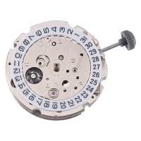 1 Piece 21 Jewels Automatic Mechanical 3 OClock High-Precision Movement 8215 Watch Movement Silver Metal