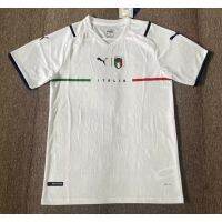 [Fans] 2021 Italy Away White Training Football เสื้อคุณภาพสูงเสื้อยืดแขนสั้น Top