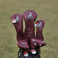 Bloodsucker Malbon Fisherman Golf Club Driver Fairway Woods Hybrid Putter and Mallet Putter Head Cover New Design for Golf Club Head Protection Cover