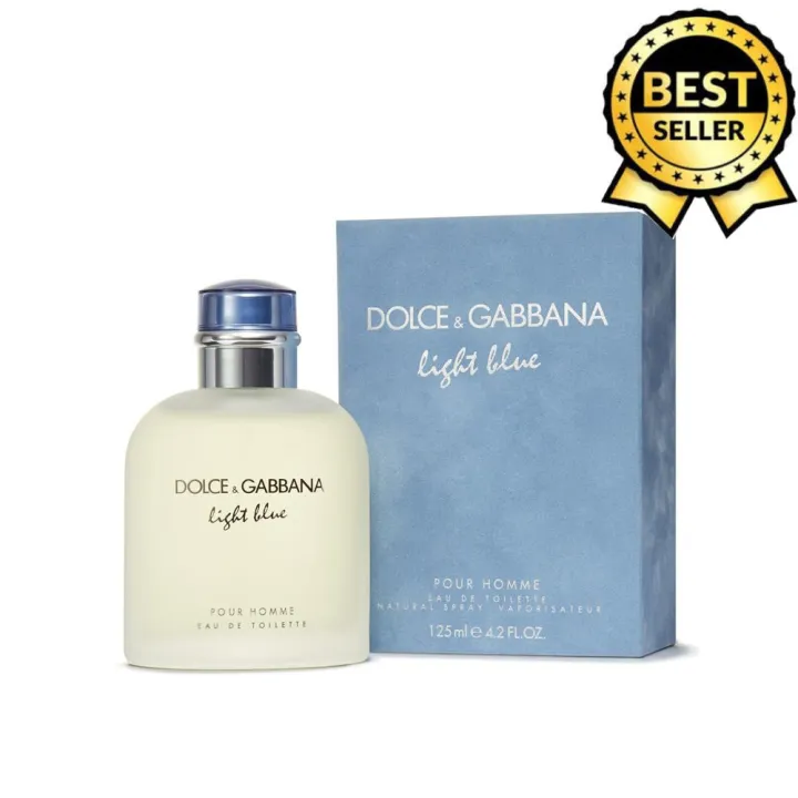Dolce & Gabbana Light Blue Eau de Toilette for Men 125ml | Lazada PH