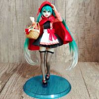 SELLYER รูปปั้น น่ารัก Miku Hatsune เครื่องประดับตั้งโต๊ะ PVC หนูน้อยหมวกแดง โมเดลตุ๊กตา Miku Hatsune Action Figures ของเล่นตุ๊กตา สิ่งของจำลอง