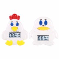 1pc 100 Minutes Cute Cartoon Chicken Kitchen Timer Electronic LCD Digital Chicken Timer Cooking amp; Baking Alarm Reminder