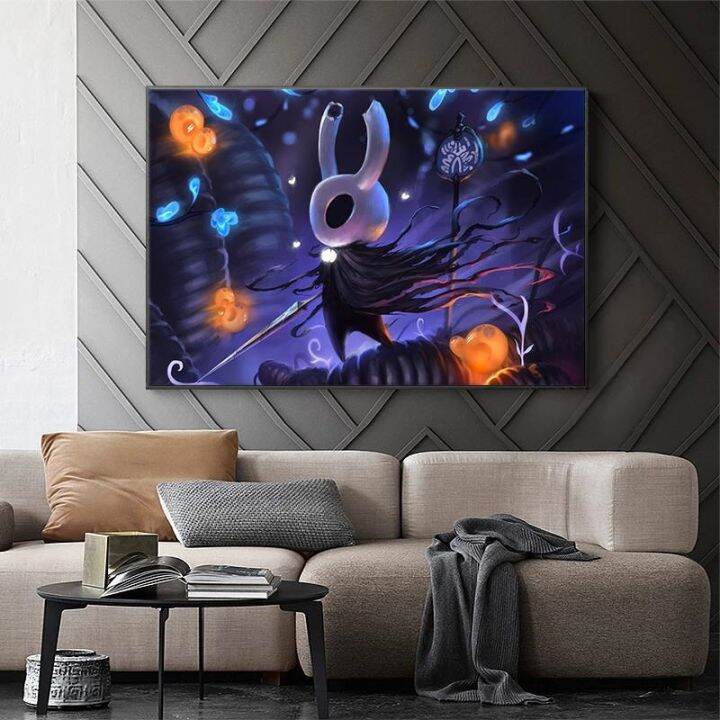 เกม-hollow-knight-แผนที่เกมโปสเตอร์-hd-พิมพ์ผ้าใบภาพวาด-hallownest-โปสเตอร์-wall-art-ภาพ-boy-room-ตกแต่งบ้าน