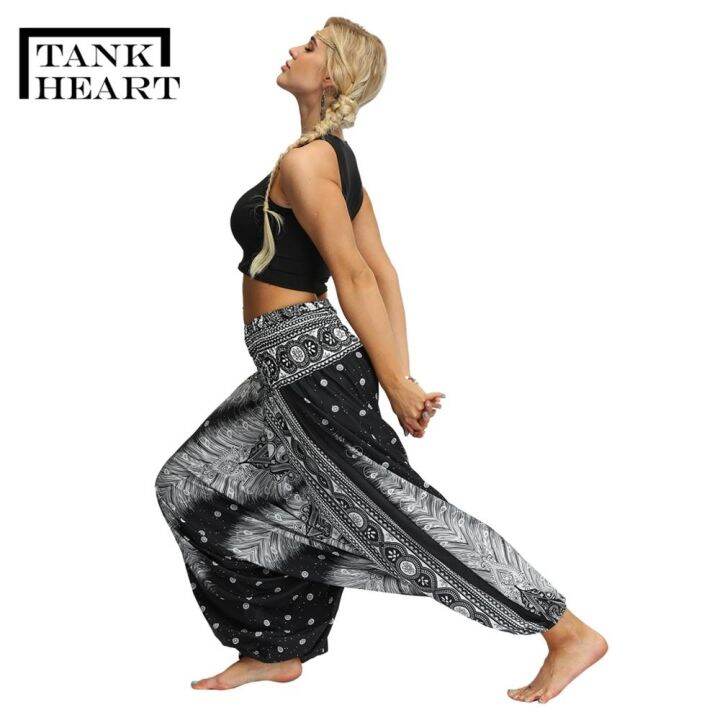 vv-floral-leggings-sport-fitness-printed-stretchy-rise-straight-loose-lounge-bloomers-pocket-yoga-indian