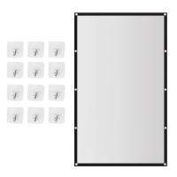 Projector Screen for Home Theater HD White Foldable Anti-