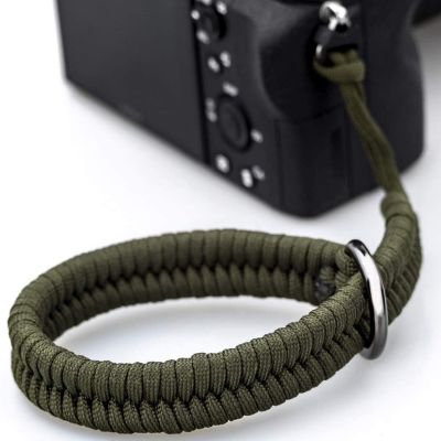 【ขาย】สำหรับ Sony Canon Nikon Fujifilm Olympus Leica SLR กล้องสายรัดข้อมือทอมือสายรัดข้อมือเชื่อมต่อที่วางจำหน่ายด่วนพร้อมฐาน