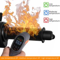 ▫☞✑ New 12V 3-Gear Motorcycle Heated Hand Grips Waterproof Thermal E-bike ATV Handlebar Heater Warmer Kit Motorcycle Accessories