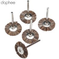 5pcs/set 25mm Fibre Die Grinding Polishing Wheel Rotary Tools Brushes Wheel Kit Polish Tool 3mm Shank dophee Dremel Accessories