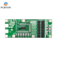 pcbfun 6S 24V 20A 40A นิรันดรกับแผ่นป้องกันแบตเตอรี่ลิเธียมที่สมดุล