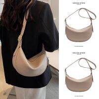 Large-capacity commuting high-end dumpling bag ladies 2023 new all-match Messenger armpit bag purse 【QYUE】