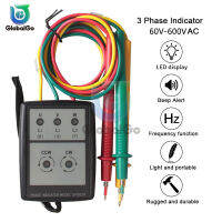 SP8030SM852B LED เครื่องทดสอบการหมุน3เฟส Digital Phase Current Indicator Detector 60-600V 20Hz-400Hz