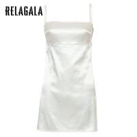 COD SDFGERTYTRRT RelaGala Womens Sexy Sling Halter Strap High Slit Dress