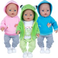 2023 Warm Suit Doll Clothes Fit For 43cm Baby New Born Doll Clothes