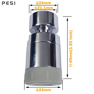 1Pcs Flexible 360 Degree Aerator Outlet Swivel Tap Water Saving Faucet Nozzle Sprayer Tap Head Sink Mixer Kitchen Supplies.