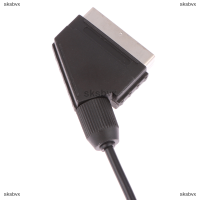 sksbvx สายวิดีโอ1.8ม. 5.9ft SCART เคเบิล RGB สายเชื่อม20พินสำหรับ Sega สำหรับคอนโซลเกมดาวเสาร์