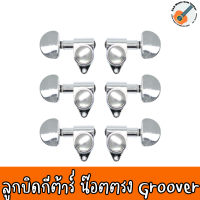 สินค้าพร้อมส่ง ลูกบิดกีตาร์โปร่งทรง Grower LS-901 แบบรูน็อตตรง