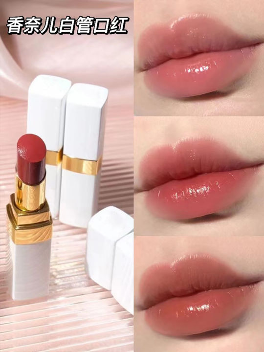 100%New Genuine Chanel Spring Limited White Tube Lip Balm Lipstick