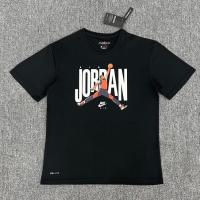 Air Jordan AJ NBA Mens T-Shirt Michael Jordan Air Slam Dunk Print Oversized Top Outdoor Sports Casual Fashion Quick Dry T-Shirt