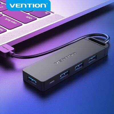 ฮับ Vention USB 3.0ฮับ USB 2.0ฮับ USB หลากหลายรางช่องยูเอสบี4พอร์ตชาร์จพอร์ตกับไมโคร USB ความเร็วสำหรับแล็ปท็อปพีซีฮับ USB ฟีโอน่า