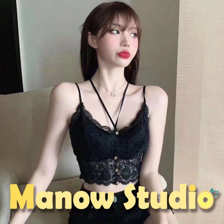 สายเดี่ยว-เสื้อกล้าม-บราสายเดี่ยว-สายเดี่ยวลูกไม้-2133-manow-studio