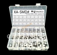 1uF~1000uF 6.3V-50V 400Pcs 24Value SMD Aluminum Electrolytic Capacitors Assortment Kit + Box