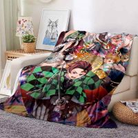 Ghost Slayer Cartoon Blanket Soft and Comfortable Blanket Children Warm Blanket Sofa Bedding Blanket Birthday Gift