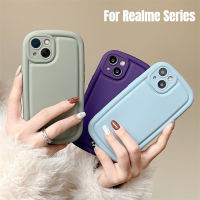 เคสโทรศัพท์ซิลิโคน TPU แบบนิ่ม กันกระแทก หลากสี สําหรับRealme 10 9i 8 7i 5i 6i 2 Pro C55 C35 C33 C31 C30s C20 C17 C12 C15 C25s C21Y C25Y C2 C3 C20A