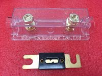 Auto Car Vehicle Stereo Audio Inline ANL Holder 0 2 4 Gauge+250A Amp Gold Plated Fuse Fuses Accessories