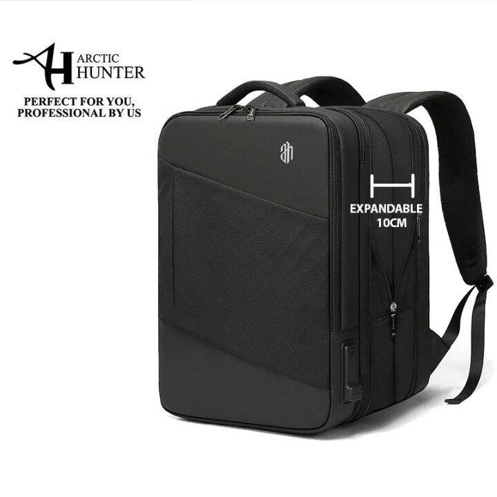 Arctic Hunter iDivine Backpack RFID Expandable Business Travel Luggage Cabin Size Hand Carry