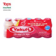 Lốc 5 Sữa Chua Uống Men Sống Yakult 65Ml - Siêu Thị Tops Market